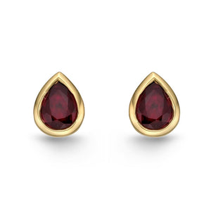 FESUP01_RU Stack'em Up Ruby Studs Earrings