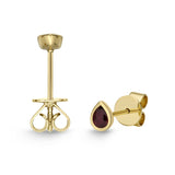 FESUP01_RU Stack'em Up Ruby Studs Earrings