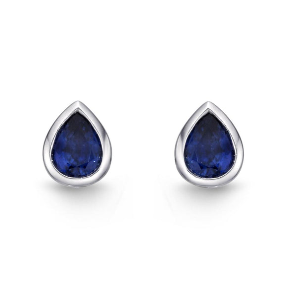 FESUP01_SB Stack'em Up Sapphire Studs Earrings