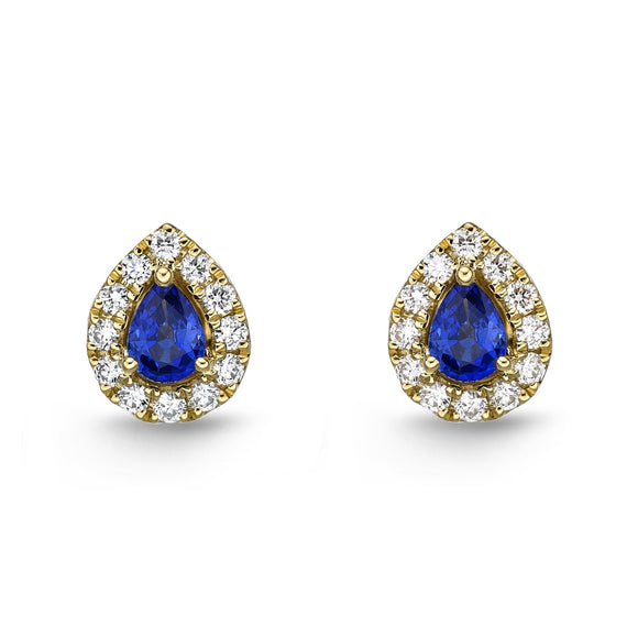 FESUP06_SB Stack'em Up Sapphire Studs Earrings