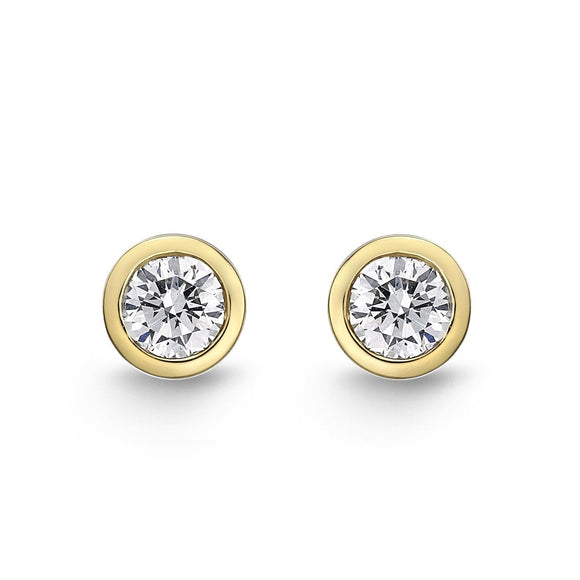 FESUR01_00 Stack'em Up Diamond Studs Earrings