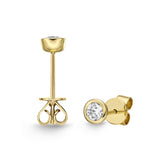 FESUR01_00 Stack'em Up Diamond Studs Earrings