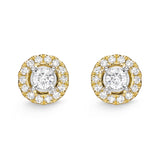 FESUR05_00 Stack'em Up Diamond Studs Earrings