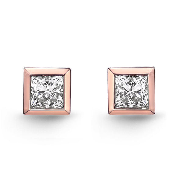 FESUS01_00 Stack'em Up Diamond Studs Earrings