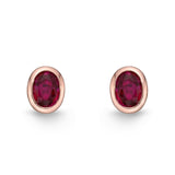 FESUV01_RU Stack'em Up Ruby Studs Earrings