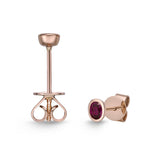 FESUV01_RU Stack'em Up Ruby Studs Earrings