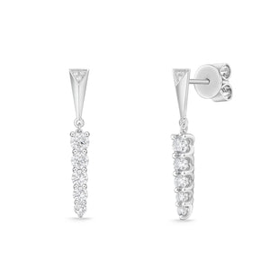FEUB252_00 U-Basket Diamond Dangling Earrings