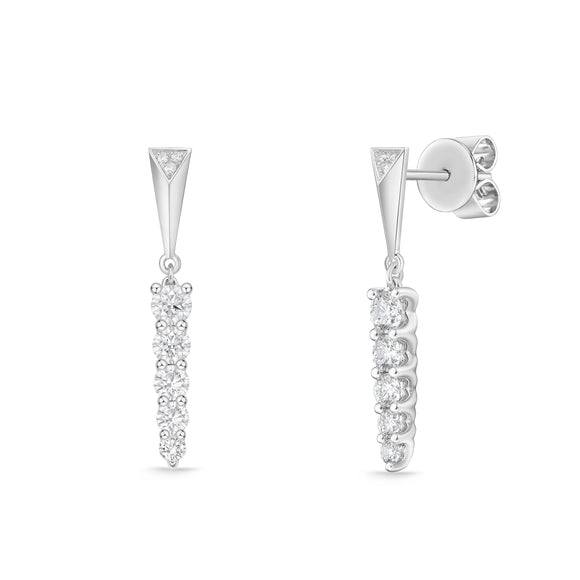 FEUB252_00 U-Basket Diamond Dangling Earrings