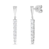 FEUB253_00 U-Basket Diamond Dangling Earrings