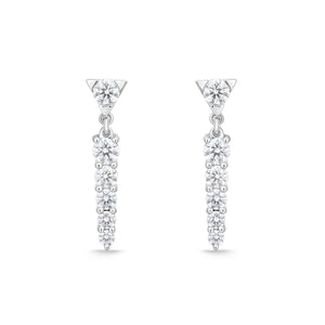 FEUB254_00 U-Basket Diamond Dangling Earrings