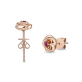 FEVL102_RU Valley of Light Ruby Illusion-setting Earrings