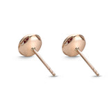FEVL104_RU Valley of Light Ruby Illusion-setting Earrings