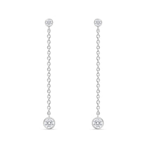 FEZY101_00 Dazzling by the Yard Diamond Dangling Earrings