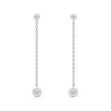 FEZY101_00 Dazzling by the Yard Diamond Dangling Earrings