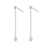 FEZY101_00 Dazzling by the Yard Diamond Dangling Earrings
