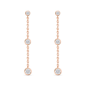 FEZY102_00 Dazzling by the Yard Diamond Dangling Earrings