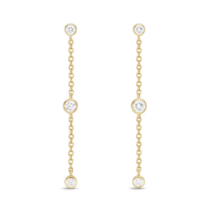 FEZY103_00 Dazzling by the Yard Diamond Dangling Earrings
