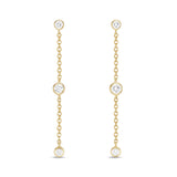 FEZY103_00 Dazzling by the Yard Diamond Dangling Earrings