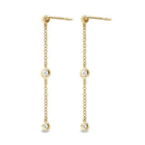 FEZY103_00 Dazzling by the Yard Diamond Dangling Earrings