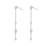 FEZY104_00 Dazzling by the Yard Diamond Dangling Earrings