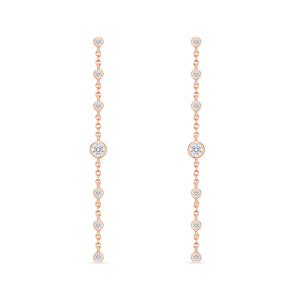 FEZY106_00 Dazzling by the Yard Diamond Dangling Earrings