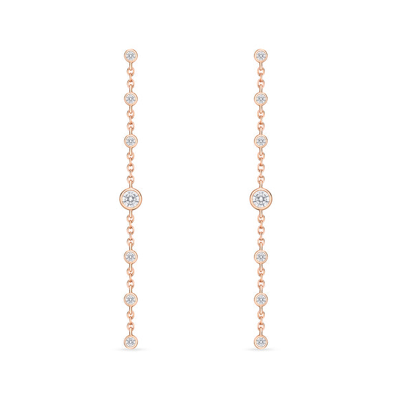 FEZY106_00 Dazzling by the Yard Diamond Dangling Earrings
