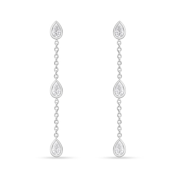 FEZY158_00 Dazzling by the Yard Diamond Dangling Earrings