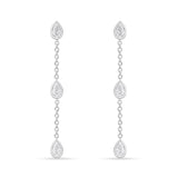 FEZY158_00 Dazzling by the Yard Diamond Dangling Earrings