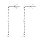 FEZY158_00 Dazzling by the Yard Diamond Dangling Earrings