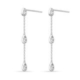 FEZY158_00 Dazzling by the Yard Diamond Dangling Earrings