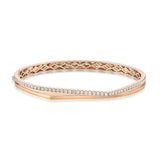 FGDD116_00 Diamond Line Oval Bangle