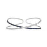 FGFX107_SB Flexi Bangle Sapphire Flexi Bangle
