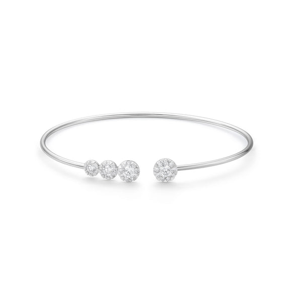 FGFX306_00 Diamond Bouquets Flexi Bangle
