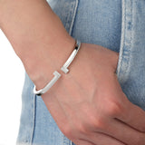 FGLC103_00 L Collection Diamond Open Bangle