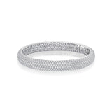 FGPV101_00 Pave Diamond Oval Bangle