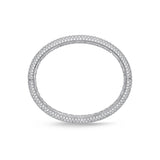 FGPV101_00 Pave Diamond Oval Bangle