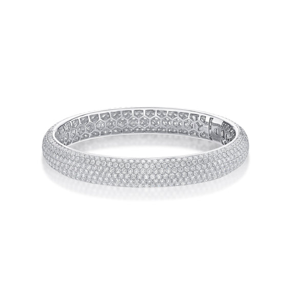 ZGPV103_00 Pave Oval Bangle Mounting