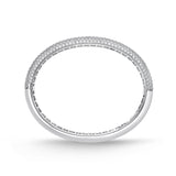 FGPV104_00 Pave Diamond Oval Bangle