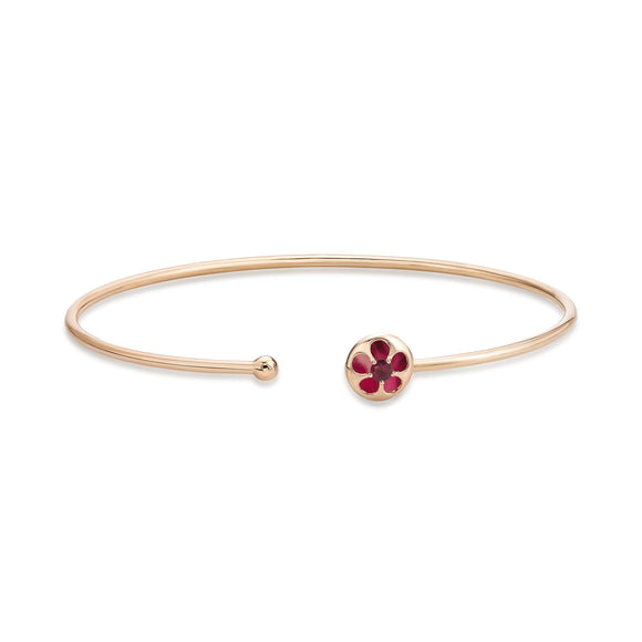 FGVL109_RU Valley of Light Ruby Illusion-setting Bangle