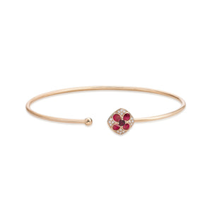 FGVL110_RU Valley of Light Ruby Illusion-setting Bangle