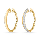 FHHO398_00 Hoops & Huggies Diamond Hoops