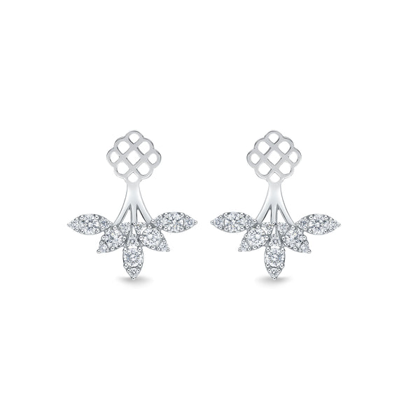 FJBF904_00 Fancy Brilliant Diamond Jacket Earrings