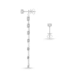 FJDD238_00 Diamond Line Dangling Earrings