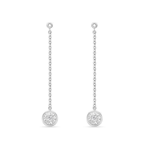 FJFD107_00 My First Diamond Illusion-setting Earrings