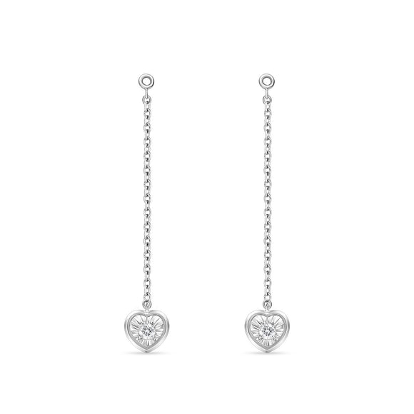 FJFD108_00 My First Diamond Illusion-setting Earrings