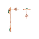 FJLC238 L-Garden Jacket Earrings