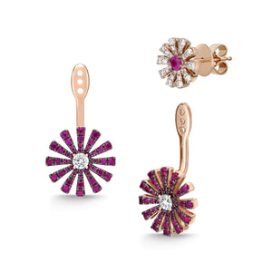 FJMG105_RU Margarita Ruby Jacket Earrings