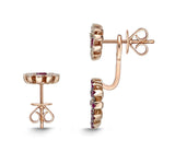 FJMG105_RU Margarita Ruby Jacket Earrings