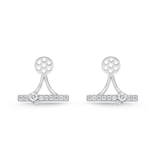 FJSUR02_00 Stack'em Up Diamond Jacket Earrings