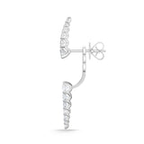FJUB264_00 U-Basket Diamond Jacket Earrings